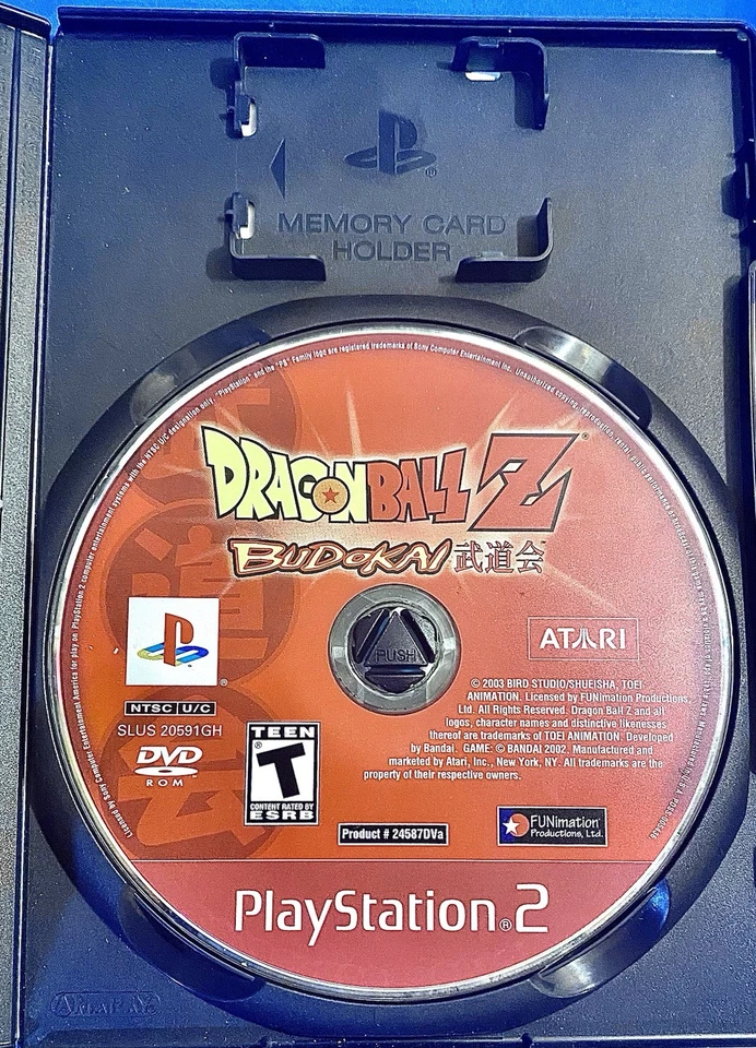 Dragon Ball Z Budokai (Sony PlayStation 2, 2002) No Manual Very Good Condition - Image 2 of 2