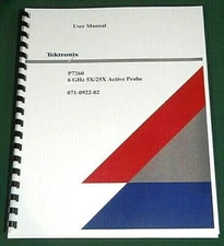 Tektronix P7260 User Manual: Comb Bound & Protective Covers
