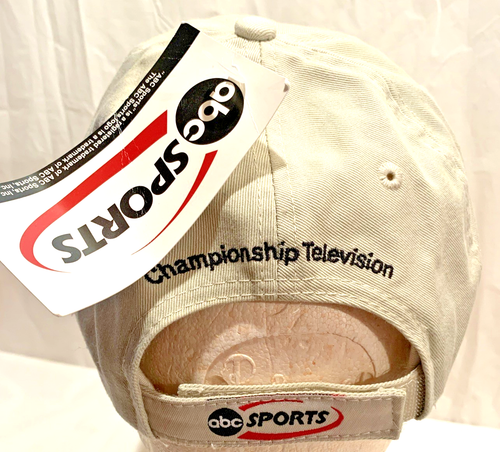 ABC Sports Mütze "Championship Television" handsigniert ~ NEU mit Etikett - Bild 3 von 7