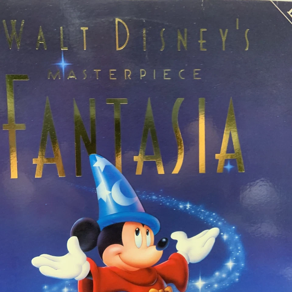 Disney Masterpiece Fantasia Laser Disk Movie  Laserdisk 2 disk Mickey Mouse EX / Foto 3 de 4