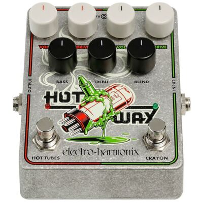 Electro-Harmonix HOTWAX Dual Overdrive Guitar Effect Pedal for
