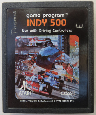 Atari 2611 Game ''Indy 500'' Videospiel/Konsolenspiel von 1978