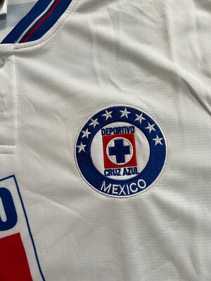 【US規格】希少 FILA DEPORTIVO CRUZ AZULサッカーシャツ Cruz Azul Men's Soccer Jersey Cemento Cruz Azul Size Fila