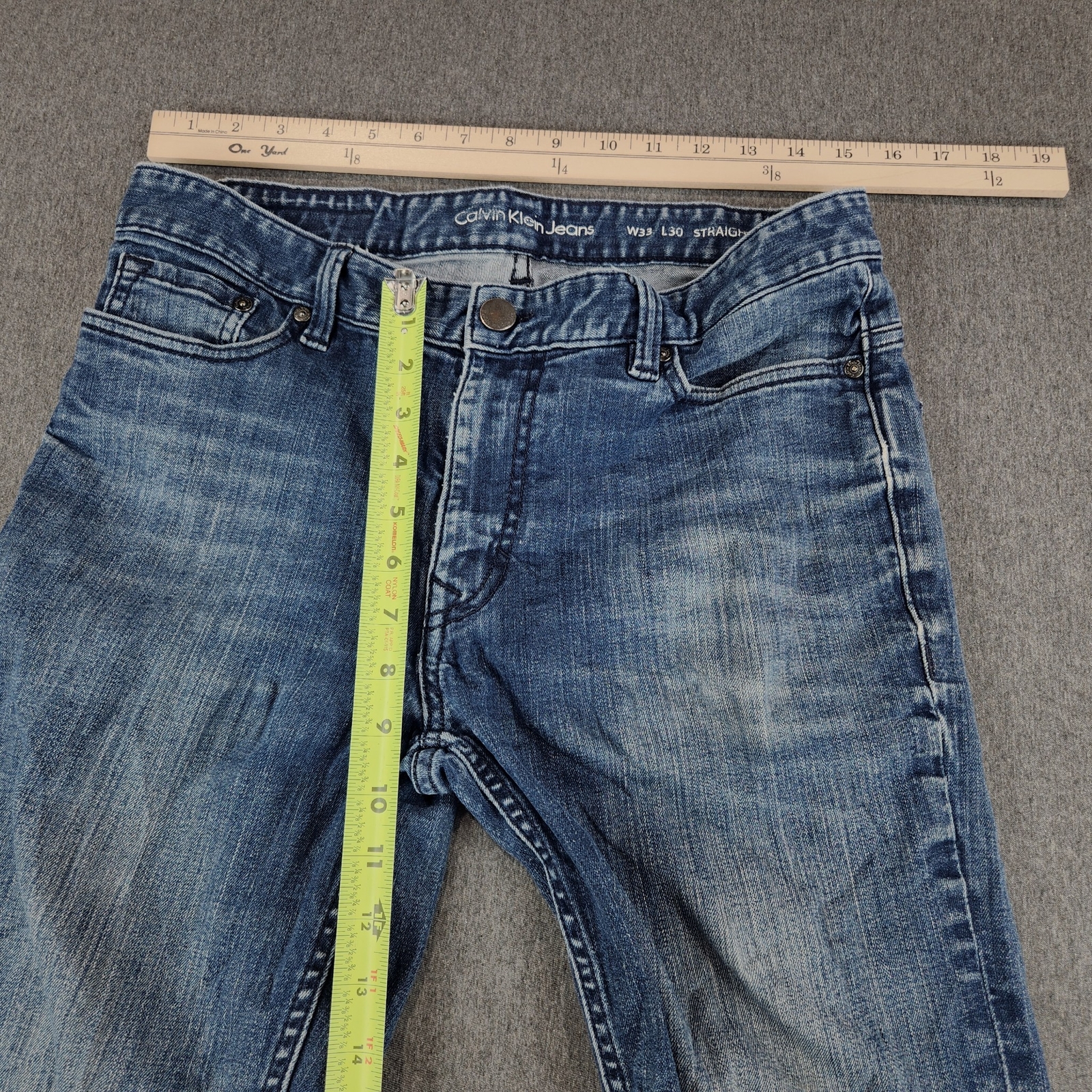 Calvin Klein Jeans Men's Size 33X30 Straight Quality Stretch thumbnail 7