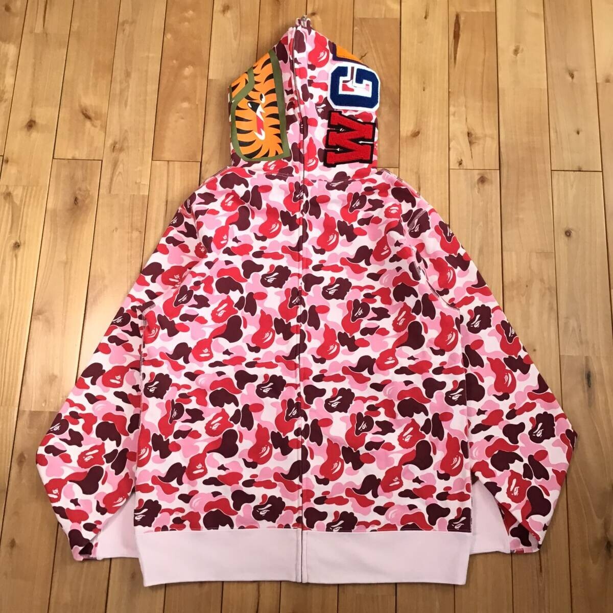 BAPE 広島限定 STORE CAMO Separate シャーク パーカー Hiroshima Store Camo BAPE separate shark full zip hoodie A Bathing