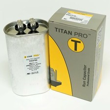TitanPro TOCF50 HVAC Motor Run Oval Capacitor 50 MFD/UF 440/370 Volts
