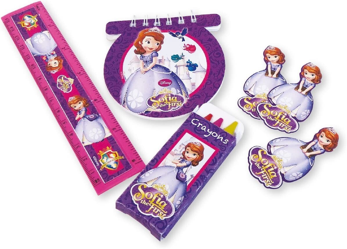 Disney Junior 20 Piece Sofia First Stationery Pack Party Favours