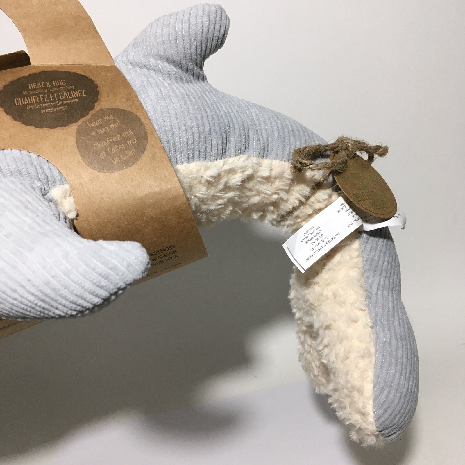 Little Toasties Zealand BLUE WHALE Heat Hug Plush Stuffed Animal Cute