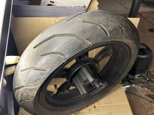 19 Elyx Smart Zebra Dazz E Scooter Front Wheel Tire Assembly 12x2.50 OEM-575 - Picture 6 of 6