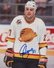 SERGIO MOMESSO SIGNED VANCOUVER CANUCKS 8X10 PHOTO