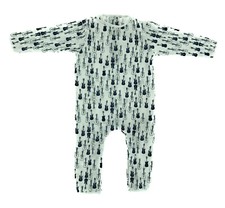  Baby Bio Baumwolle Langarm Body Strampler Pyjama  62 - 68  2 -6 Monate Gitarre 