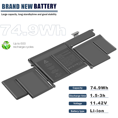 A1582 Battery for MacBook Pro 13 inch Retina Early 2015 Mid 2014