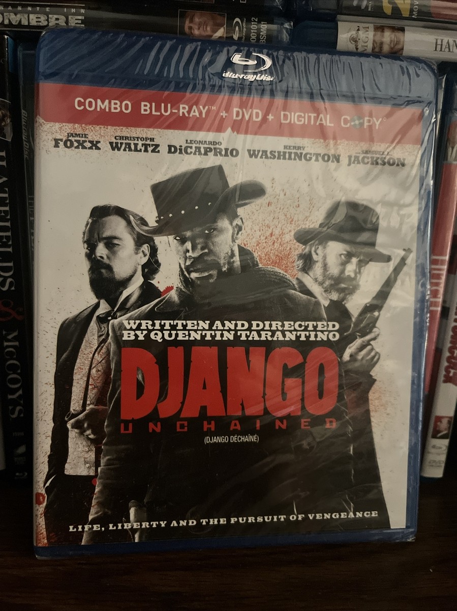 Django Unchained (Blu-ray + DVD + Digital Copy) Factory Sealed