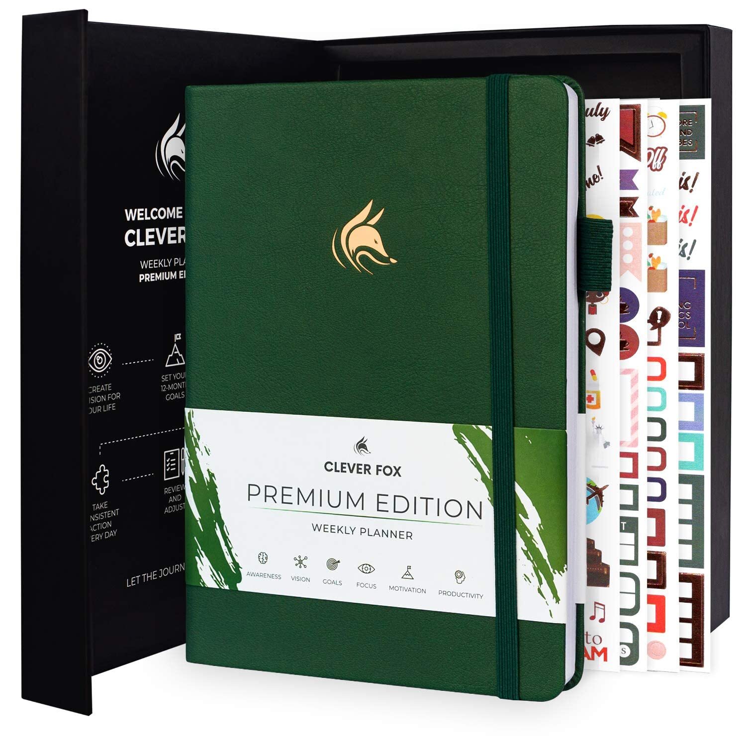 Planner Premium Edition – Undated Luxurious Weekly & Monthly Planner to Incre...