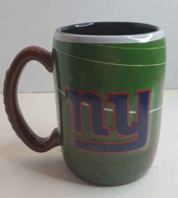 New York Giants Mug NFL NYG Boelter Brands 2013 3D Texture Football ...