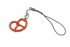 Pretzel Salzbrezel Cell Phone Pendant Miniblings Mobile Jewellery Oktoberfest