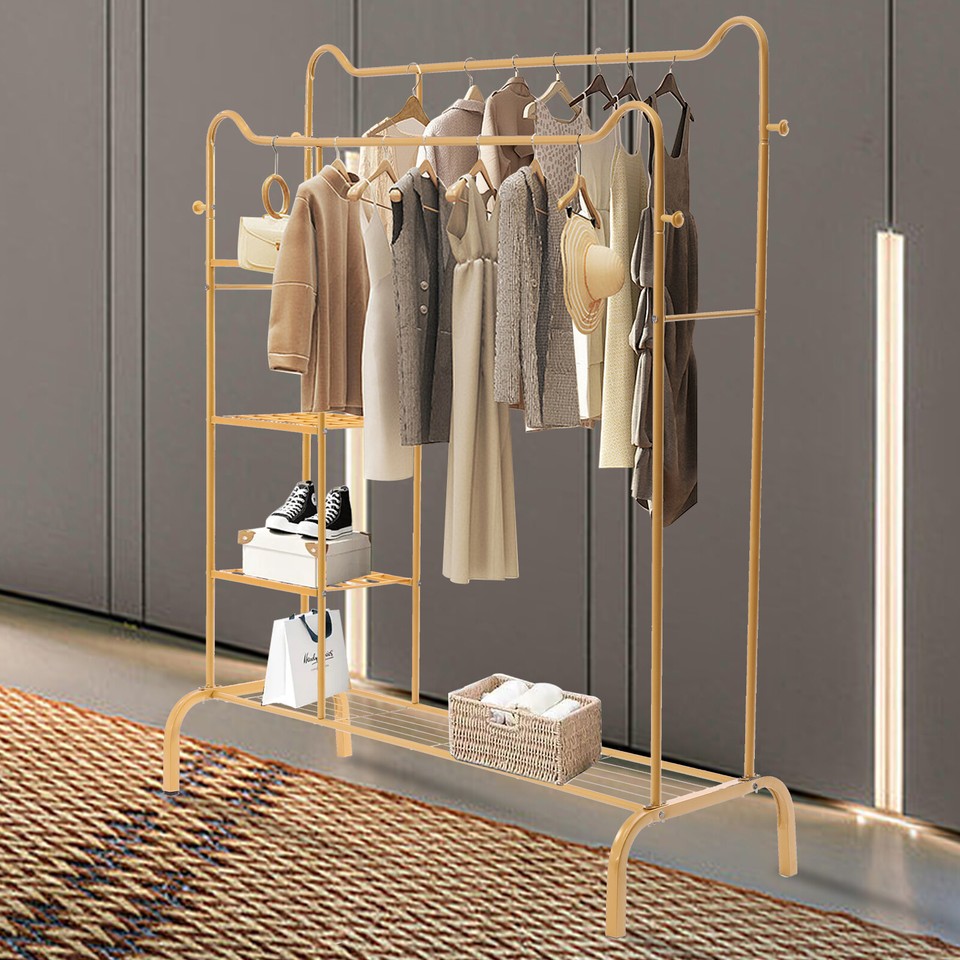 61'' For Allmetal Retail Store Clothing Rack Display Rack Standing