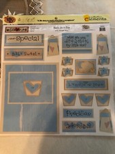 Top Line Creations "Baby Sweet Boy", Scrapbook 12" x 12" Page Kit Craft 34024