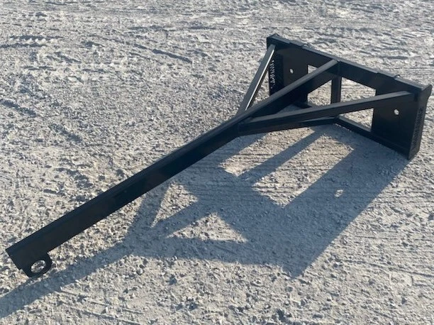 Accesorio de elevación de polipasto de pluma recta con poste de pluma de 80′′ se adapta a minicargadora de fijación rápida Foto 4 de 4