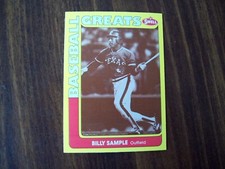 BILLY SAMPLE TEXAS RANGERS 1991 SWELL #79 MLB BASEBALL