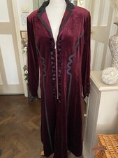Long Frock Coat Cossack Goth Deep Wine 16 Stretch P2p 21” Corset Back Steampunk