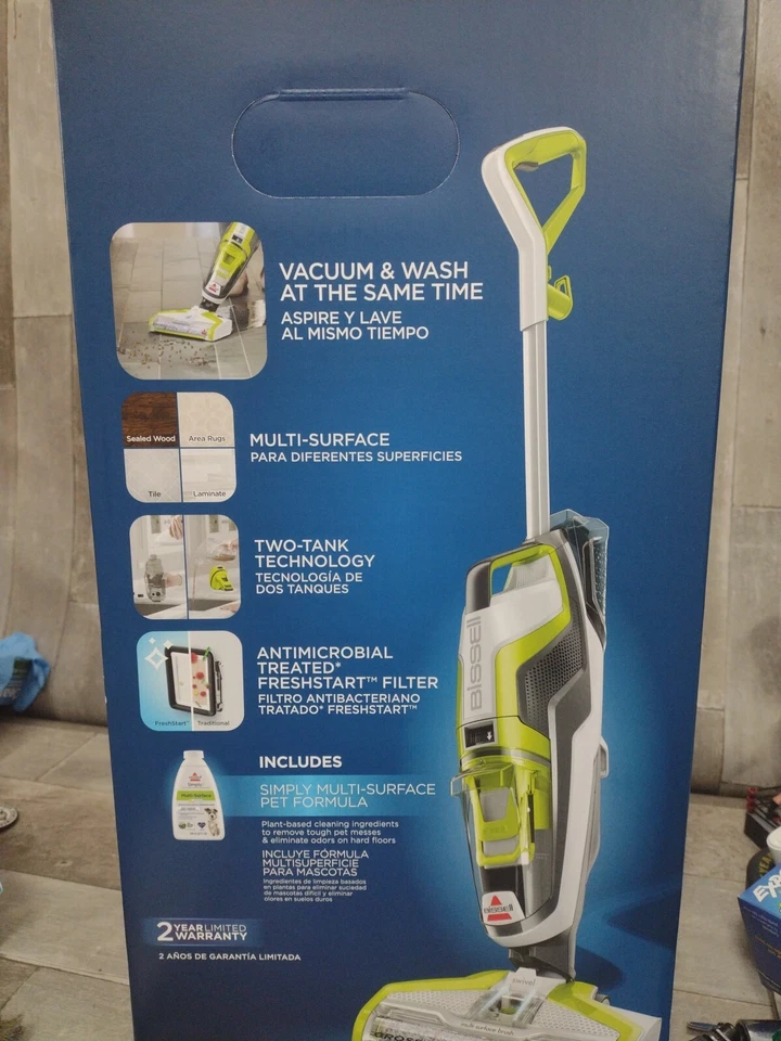 Bissell Crosswave 17852 All-in-One Multi-Surface Cleaner W/1.87Qt Stain & Odor - Image 3 of 4