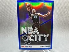 🏀2019-20 Panini NBA Hoops Premium Stock NBA City Blue Blake Griffin #8