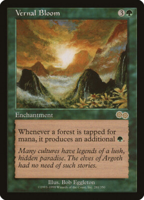 MTG Vernal Bloom  - Urza's Saga #281