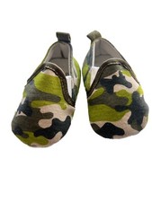 Cutie Pie Flats 0-3 Month Green Camouflage Shoes Baby Clothing