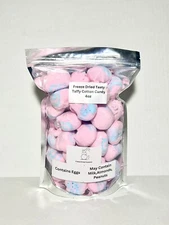 Freeze Dried Candy Pink Cotton Candy Saltwater Taffy *4 Oz* Made Fresh To Order
