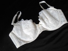 36C White Lace Underwire Vintage 1950's Women's JCPENNEY Adonna Bra 2202 36C