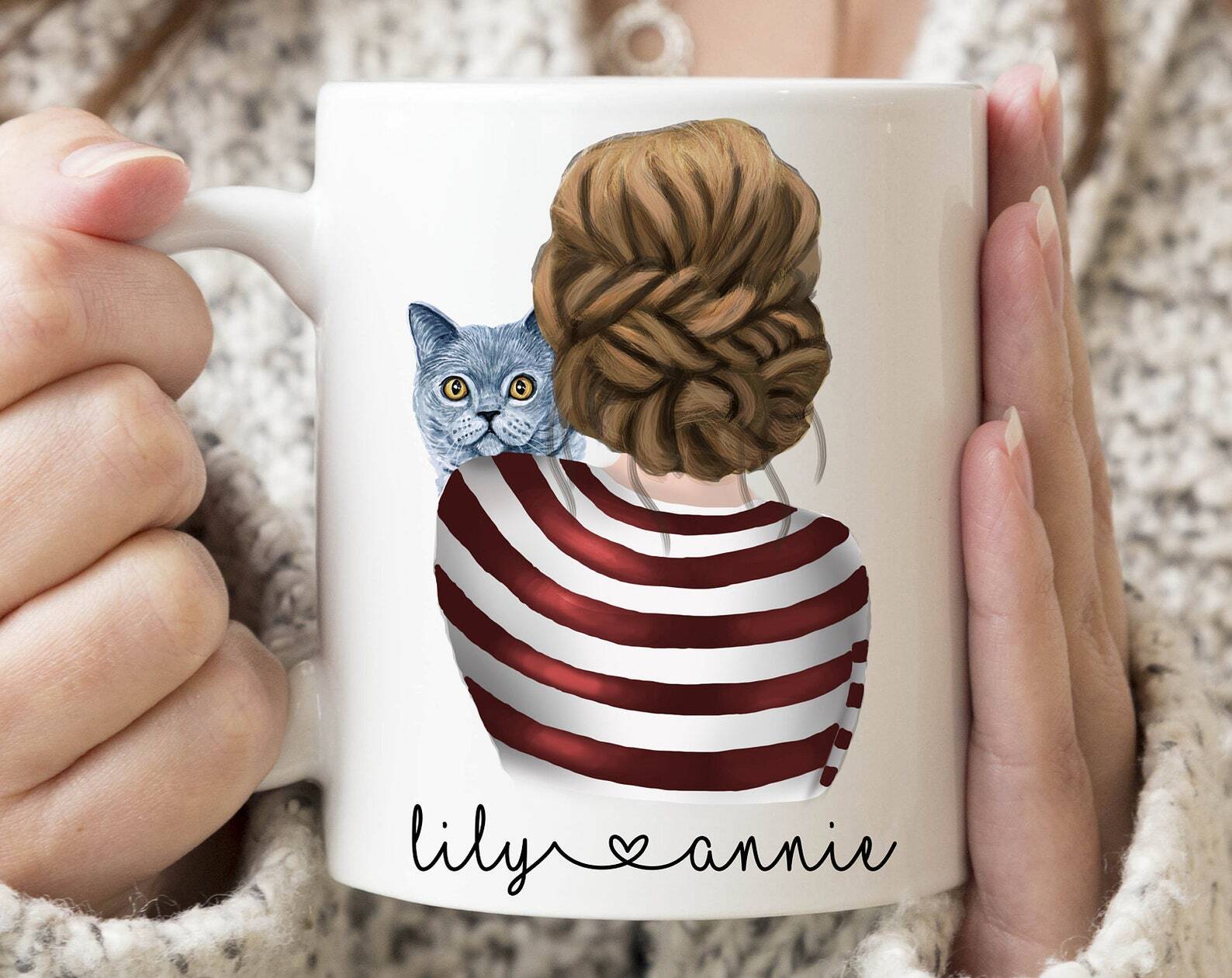 British Blue Cat Gift British Blue Gifts Personalized British Blue Mug British