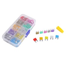 Mini Car Fuse Assortment Assorted Kit Blade Set Auto 120 pc Truck Automotive