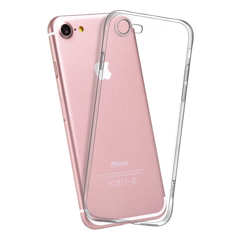 COVER PER IPHONE SE 2020 8/7/7 PLUS APPLE TRASPARENTE MORBIDA CUSTODIA TPU SLIM - Immagine 2 di 4