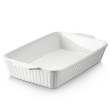 DOWAN Casserole Dish, 9x13 Ceramic Baking Dish, Large Lasagna Pan Deep for Ov...