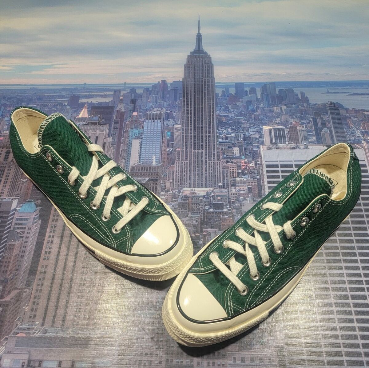 Converse Chuck 70 Ox Low Top Midnight Clover/Egret Mens Size Converse Chuck 70 Ox Low Top Midnight Clover/Egret Mens Size