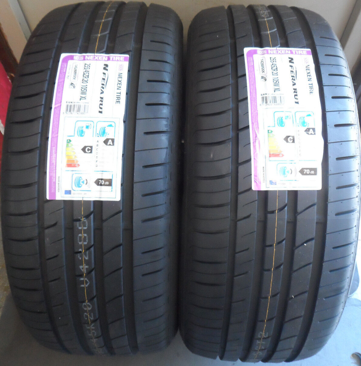 2 X 255 45 20 Nexen Nfera RU1 XL 255/45R20 25545R20  Lifetime Warranty