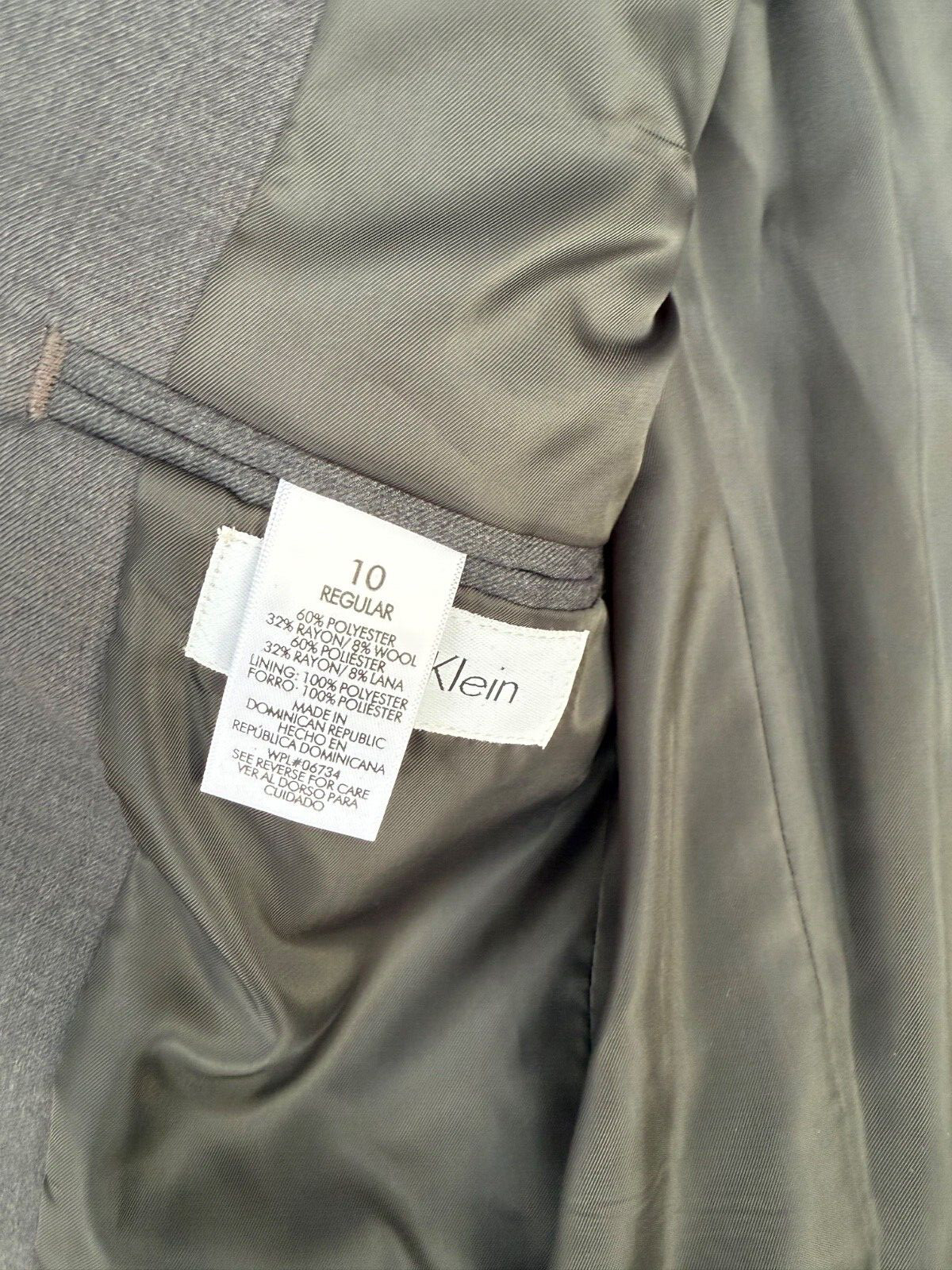 LOT of 3 NEW Boys CALVIN KLEIN formal jacket pants shirt sz 10 image 4