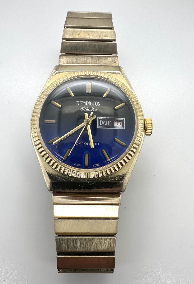 Men’s Remington Electra Datomatic Day Date Manual Wind Wristwatch