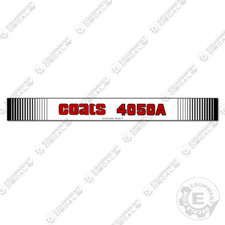 Fits Coats 4050A Decal Tire Changer - 7 YEAR OUTDOOR 3M VINYL!