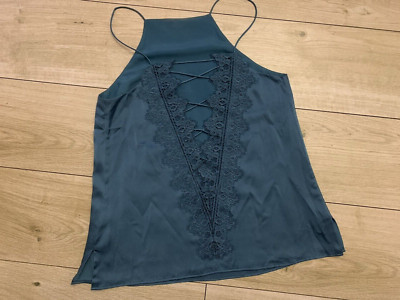 Damen SEIDE CAMI NYC Camisole WESTE TOP (S)