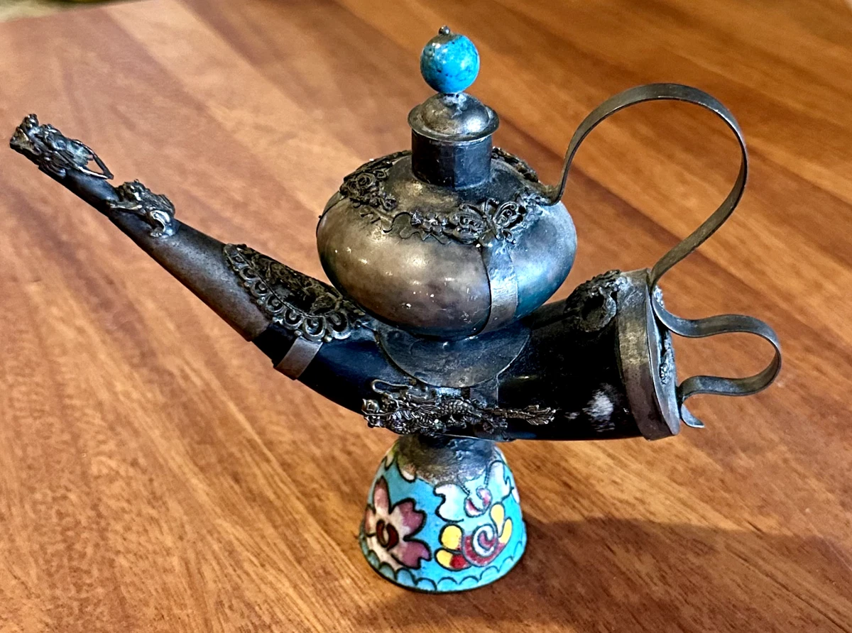 银色玉石古董中国香炉| eBay