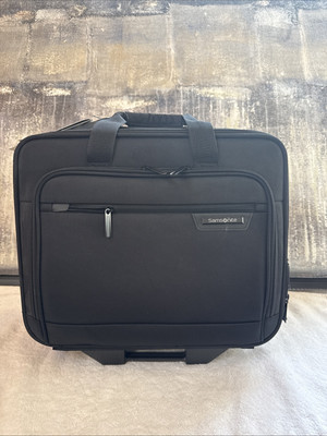 Rolling Business Case,Fits Devices Up to 15.6'', Polyester,16.54 x 8 x 9.06 Bl  