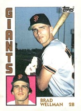 1984 Topps #109 Brad Wellman