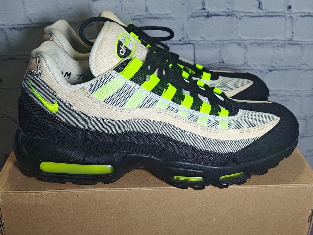 Nike Air Max 95 x Denham DNHM 'Black Volt' (D9519-001) - Size 13