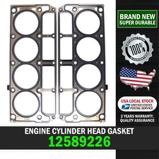 Packs of 2 Cylinder Head Gaskets 12589226 For GMC Sierra 1500 4.8L 5.3L 01-13