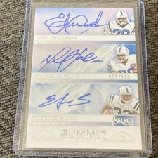 2025 Select Eric Dickerson Edgerrin James Marshall Faulk Summit Auto #/100