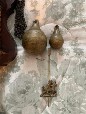Dutch Zaanse Wall Clock with Weights and Pendulums | eBay