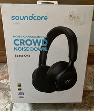 soundcore Space One Wireless Headphones Black, Bluetooth, Noise Cancelling