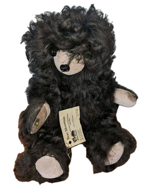 Kathy Bindert Bear Mountain Spanish Curly Lamb Teddy Handmade Artisan signed
